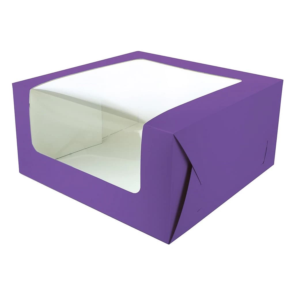 Brights Purple Cake Box (10×5) – 20 pc