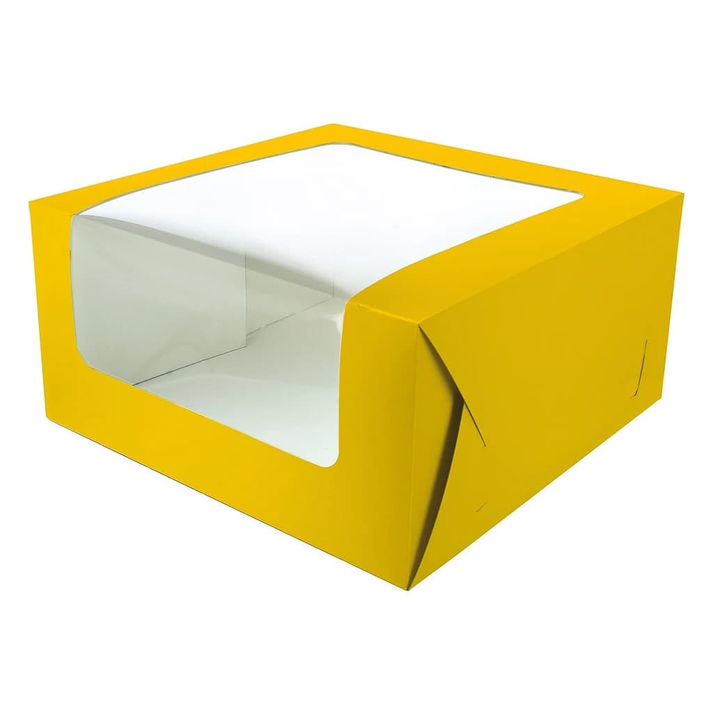 Brights Sunflower Cake Box (10×5) – 20 pc