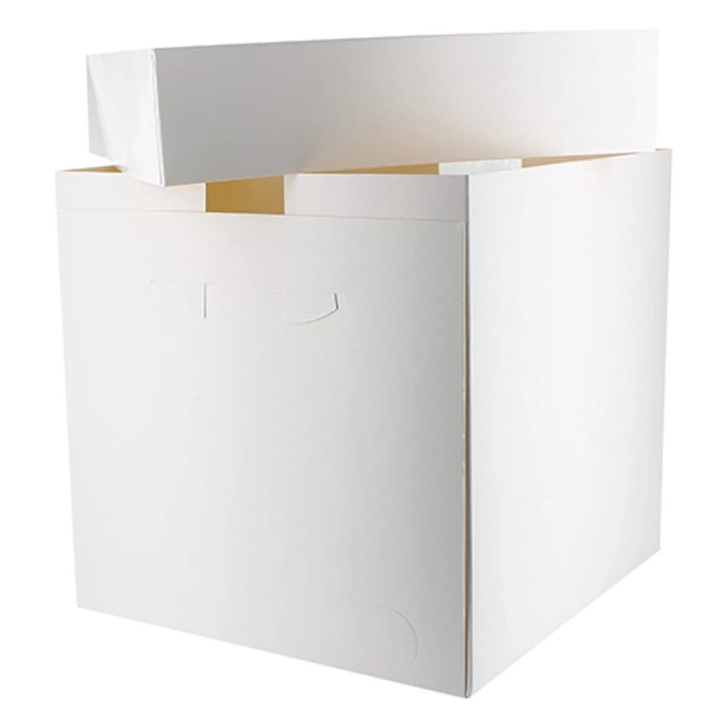 White Tall Cake Box (10×10×10") – 25 pc