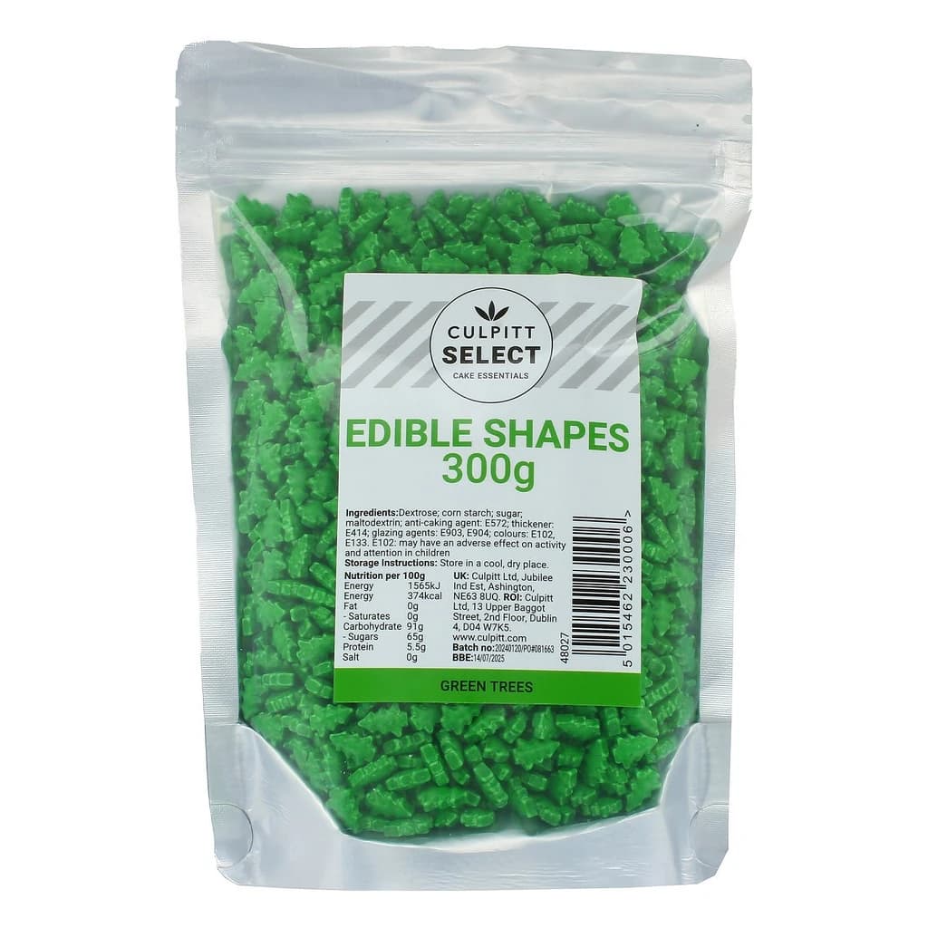 Edible Christmas Trees Green 300 g