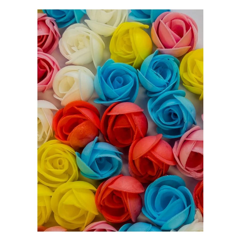 Wafer Roses Medium Mixed (100 pc)