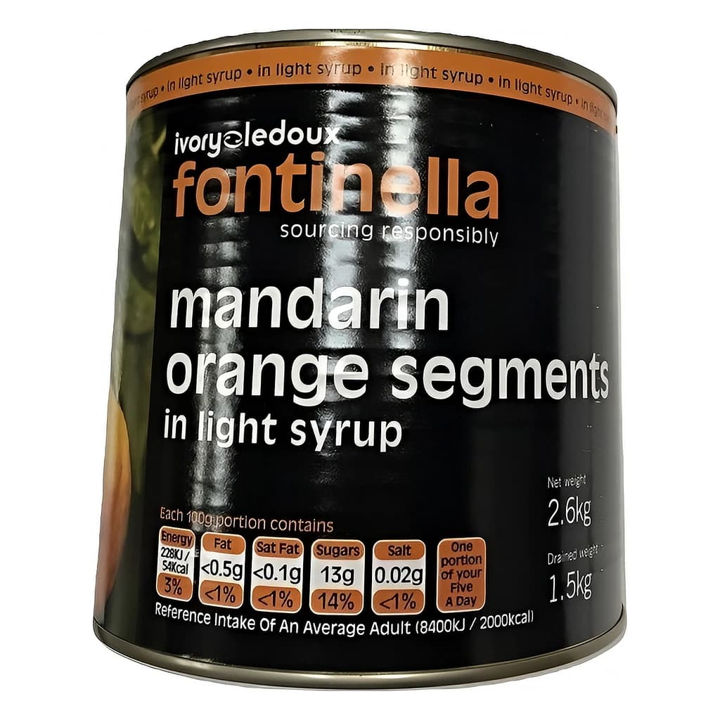 Mandarin Segments in Syrup 6 x 2.65 kg