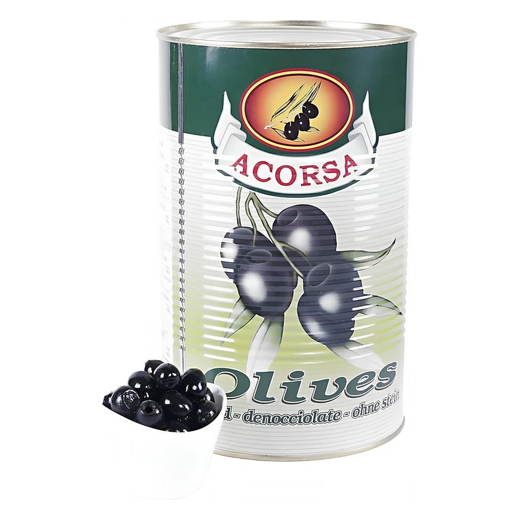 Black Olives Pitted 3 x Kc5