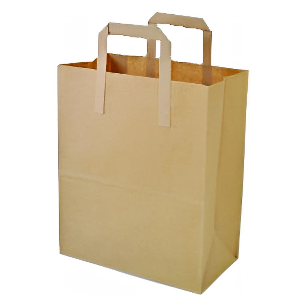 Brown Kraft SOS Paper Carriers 245 x 390 x 310 mm (10x16x12") – 250 pc