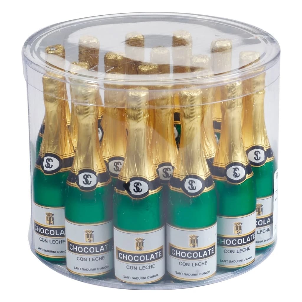 Partyware Choc Champagne Bottle 130mm (20 pc)