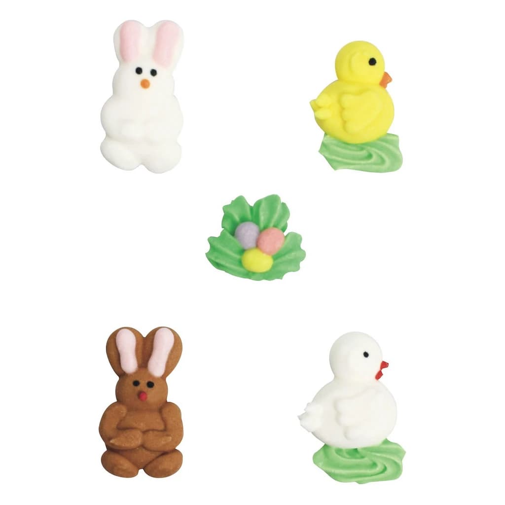 Rabbits & Chicks Sugar Piping 30 mm (200)