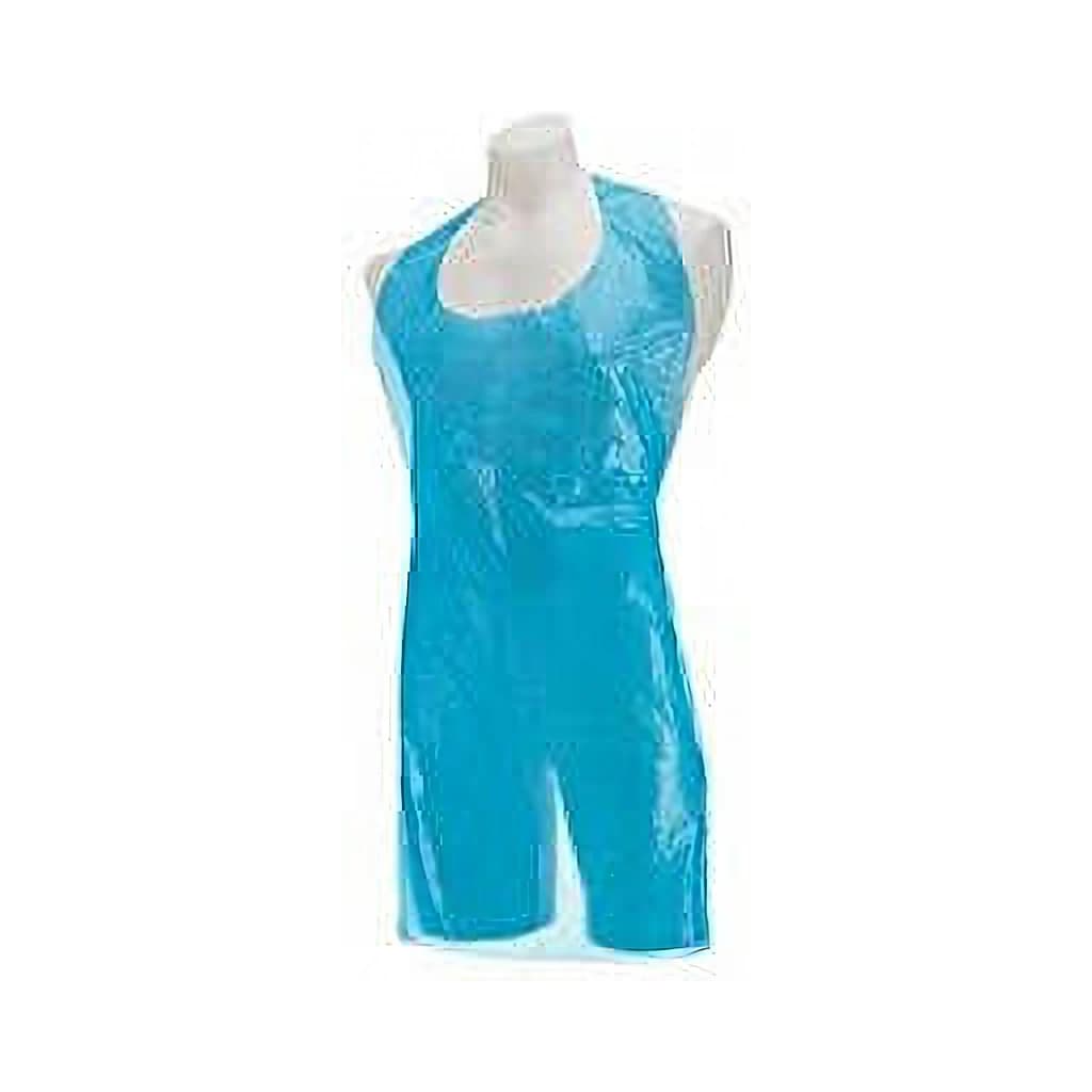 Disposable Blue Poly Apron, 42x27 – 100 pc
