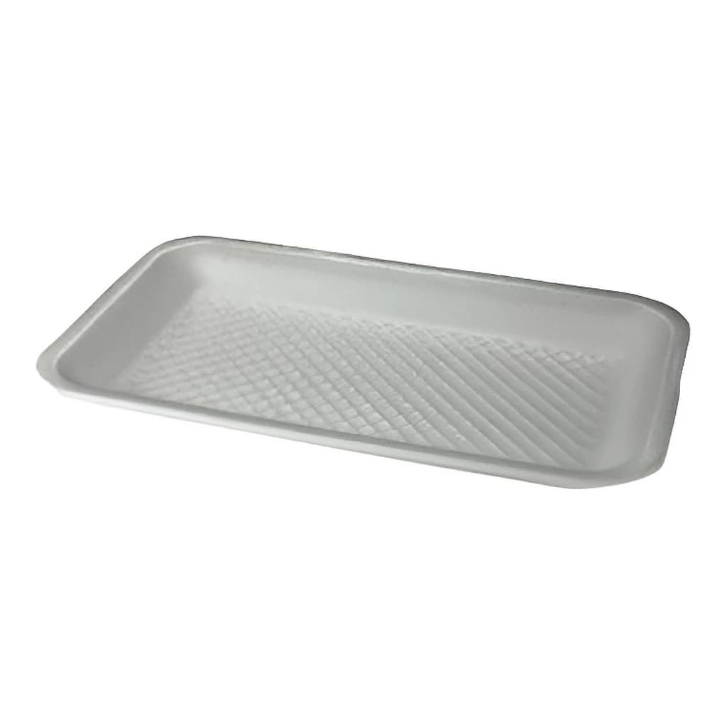 Polystyrene Tray White 130 x 175 x 16 mm – 1000 pc