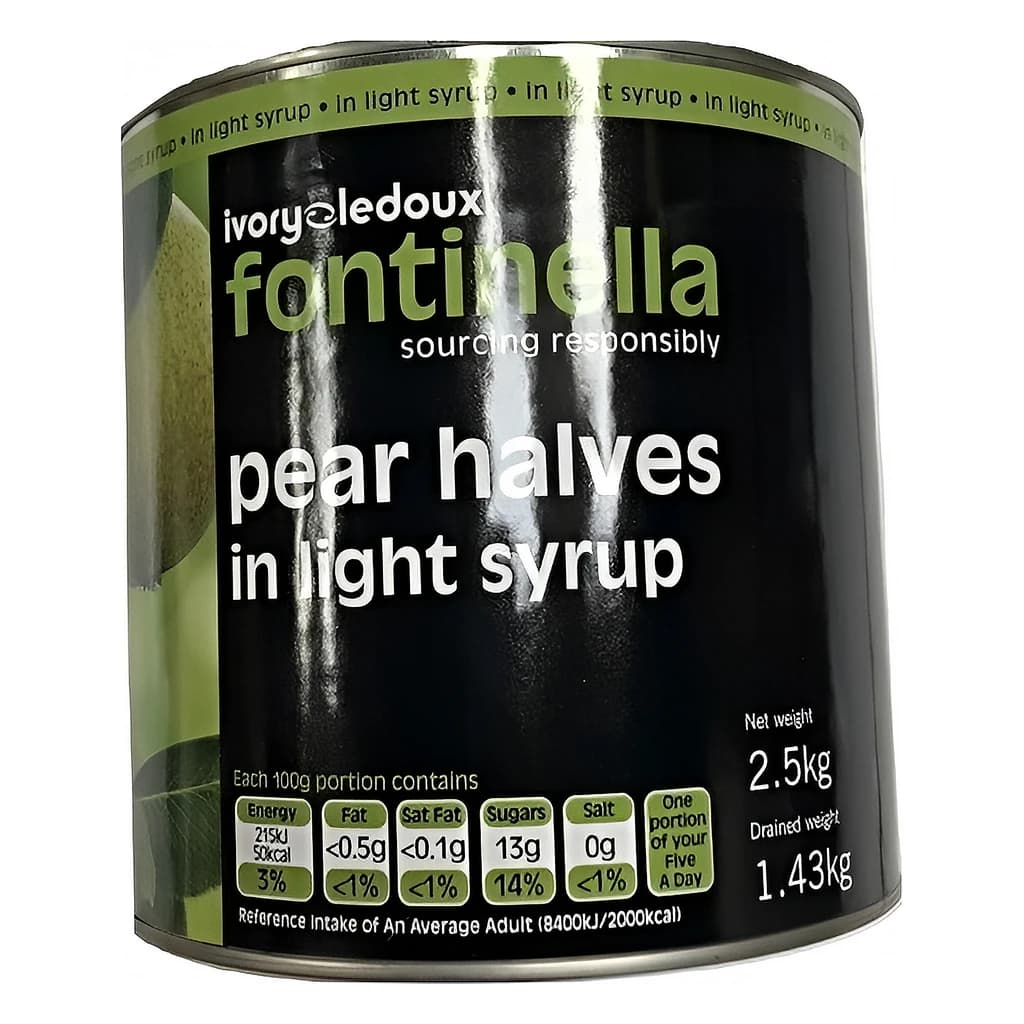 Pear Halves in Syrup 6 x Kc3