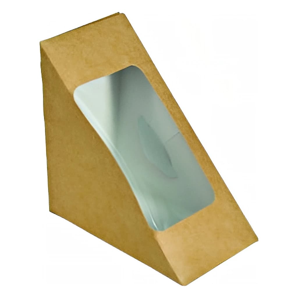 Brown Kraft Deep Fill Same Day Sandwich Wedge 72 mm 500 pc