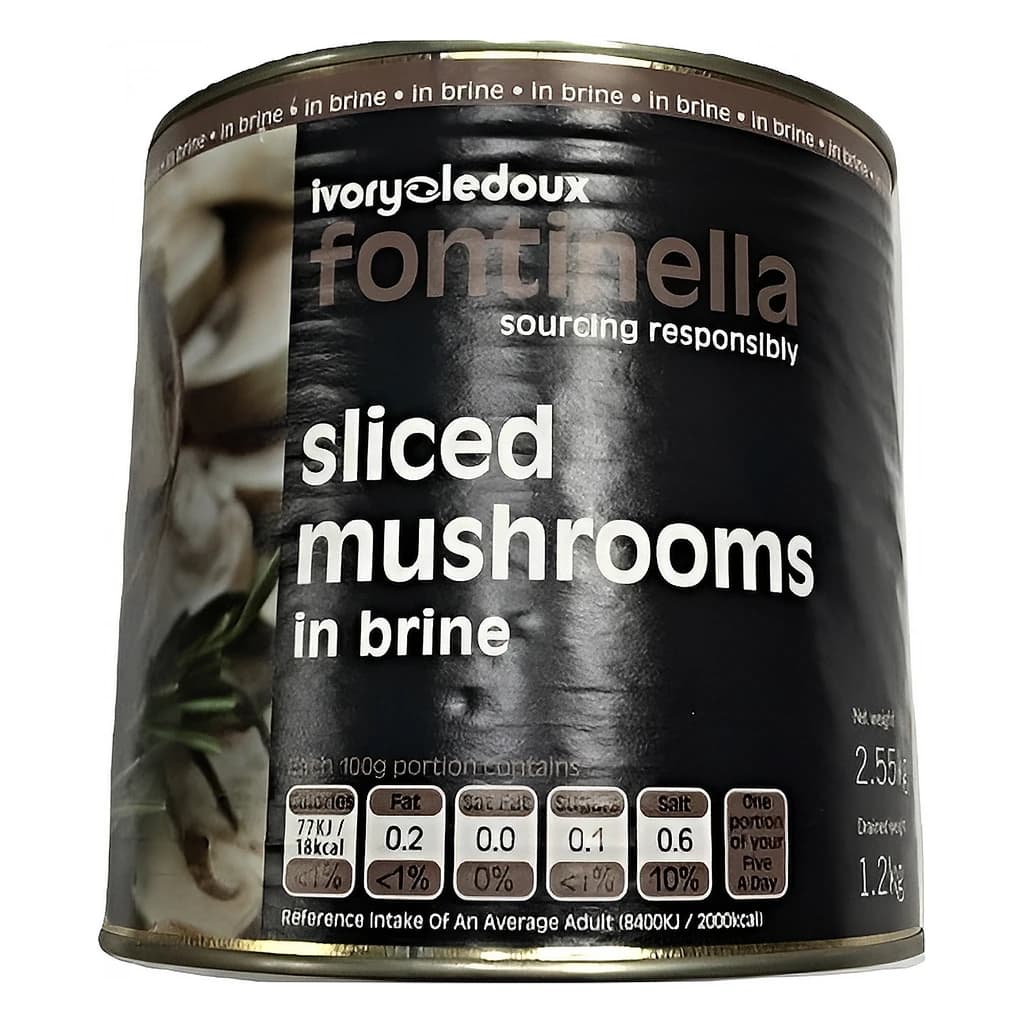 Mushrooms Sliced 6 x 2.55 kg