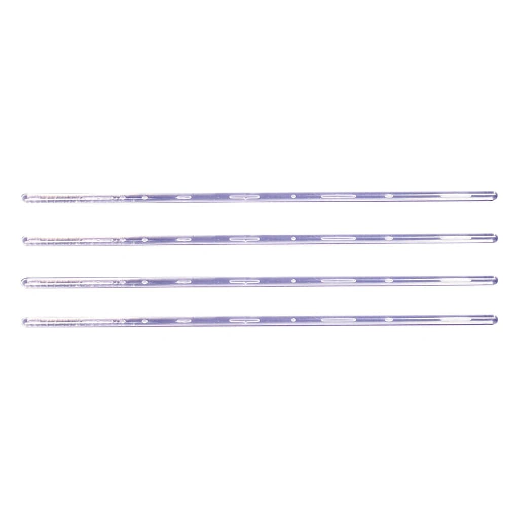 Clear Dowels, 4 pc, 300 mm (12'')