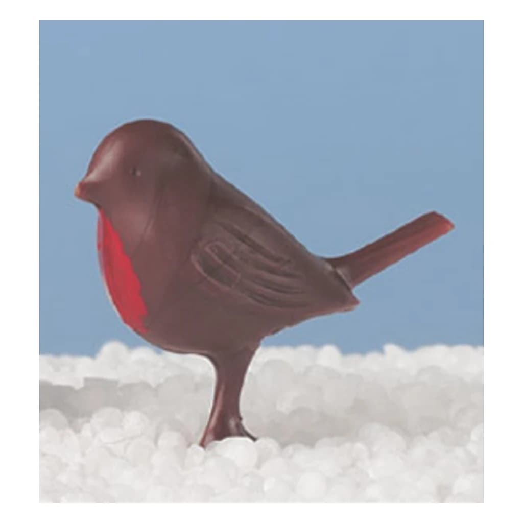 Pic Robin Red Breast Dark Brown 25mm (100 pc)