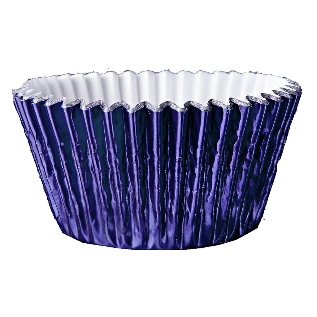 Foil Round Cupcake Case 51x38 mm (500 pc) Navy