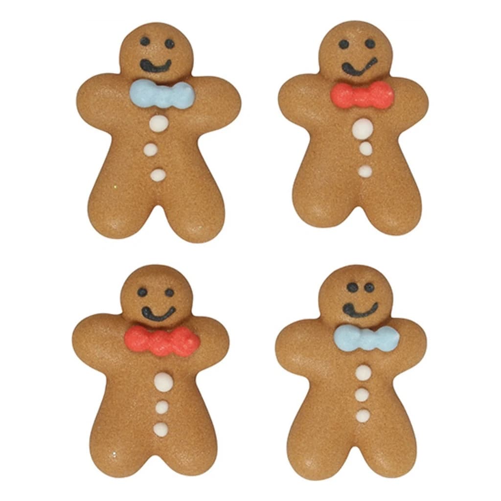 Gingerbread Men Pipings 25 mm (200 pc)