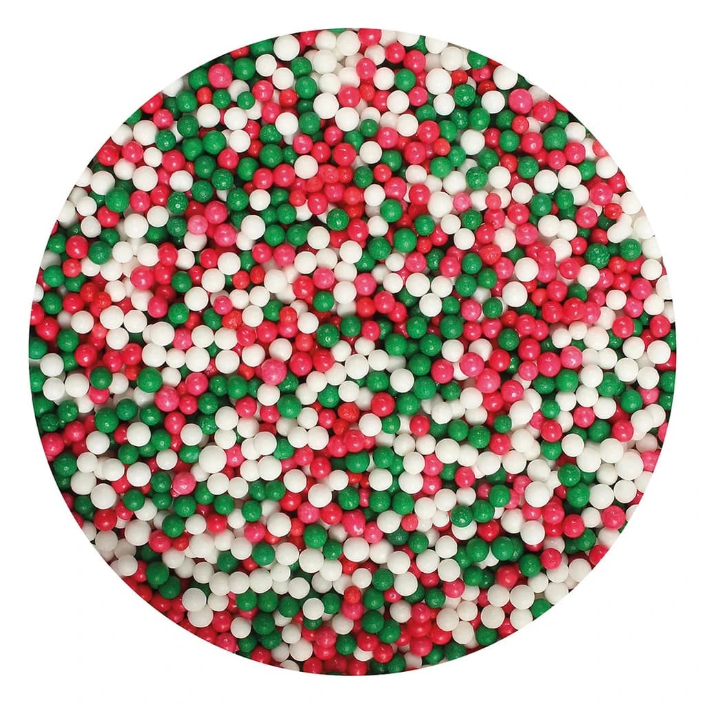 Nonpareils Xmas Mix (Green/White/Red) 100 g