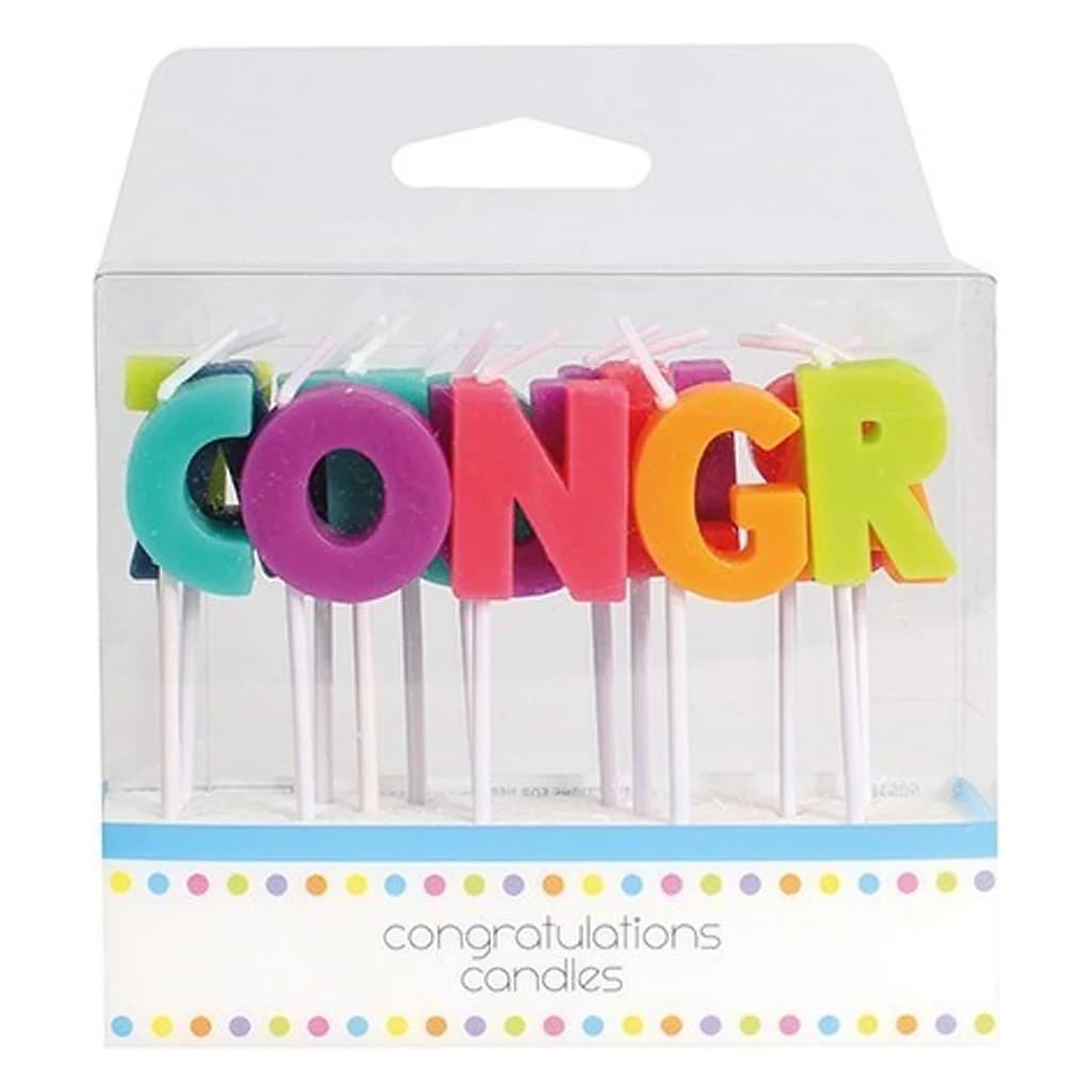 Congratulations Candles (15 pc)