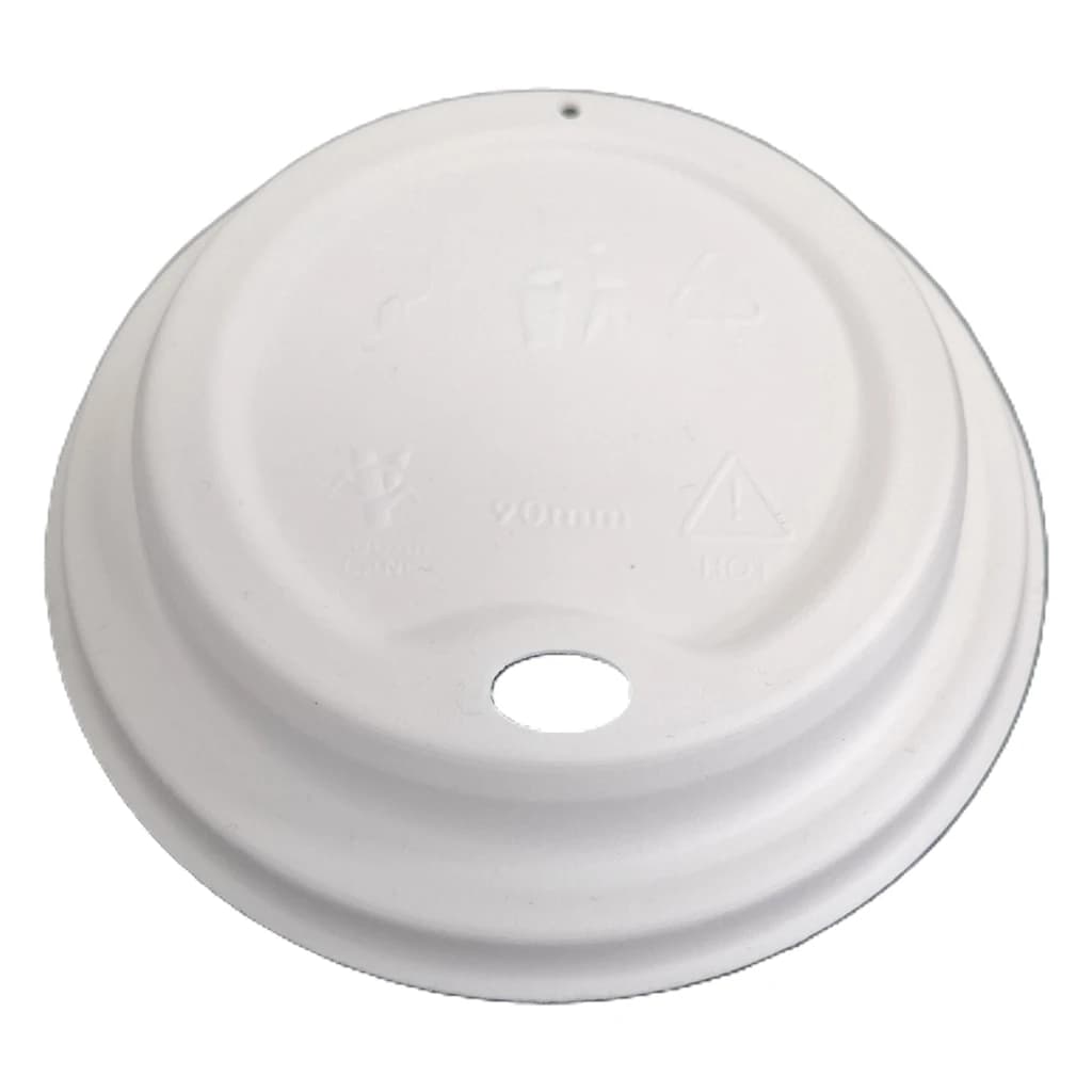 12/16 oz (90 mm) Bagasse Lids 1000 pc