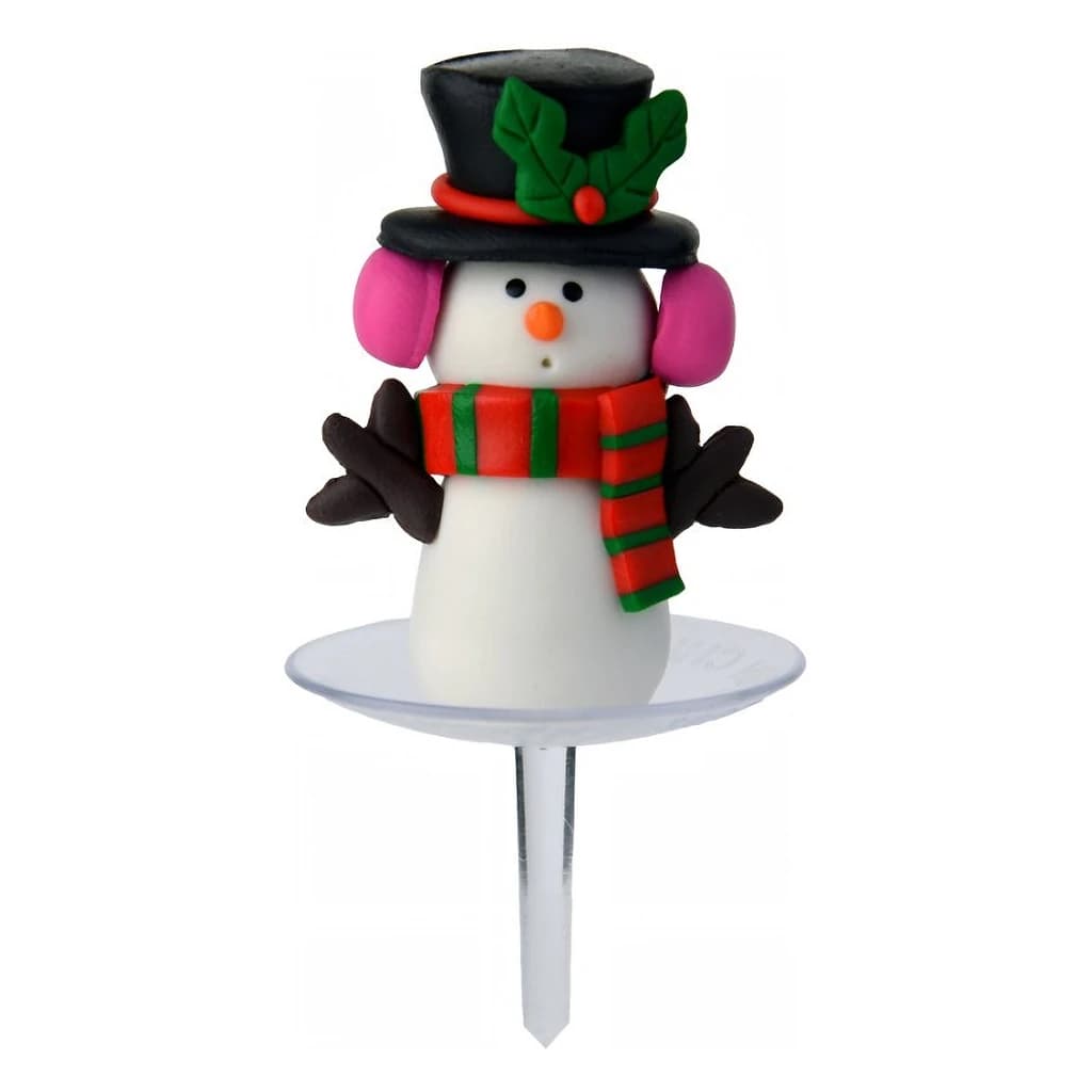 Claydough on Pick Snowman 6 pc