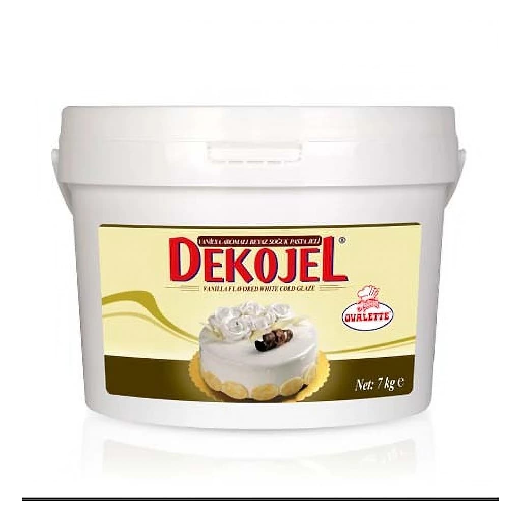 Dekojel Vanilla Flavored White Cold Glaze 7 kg
