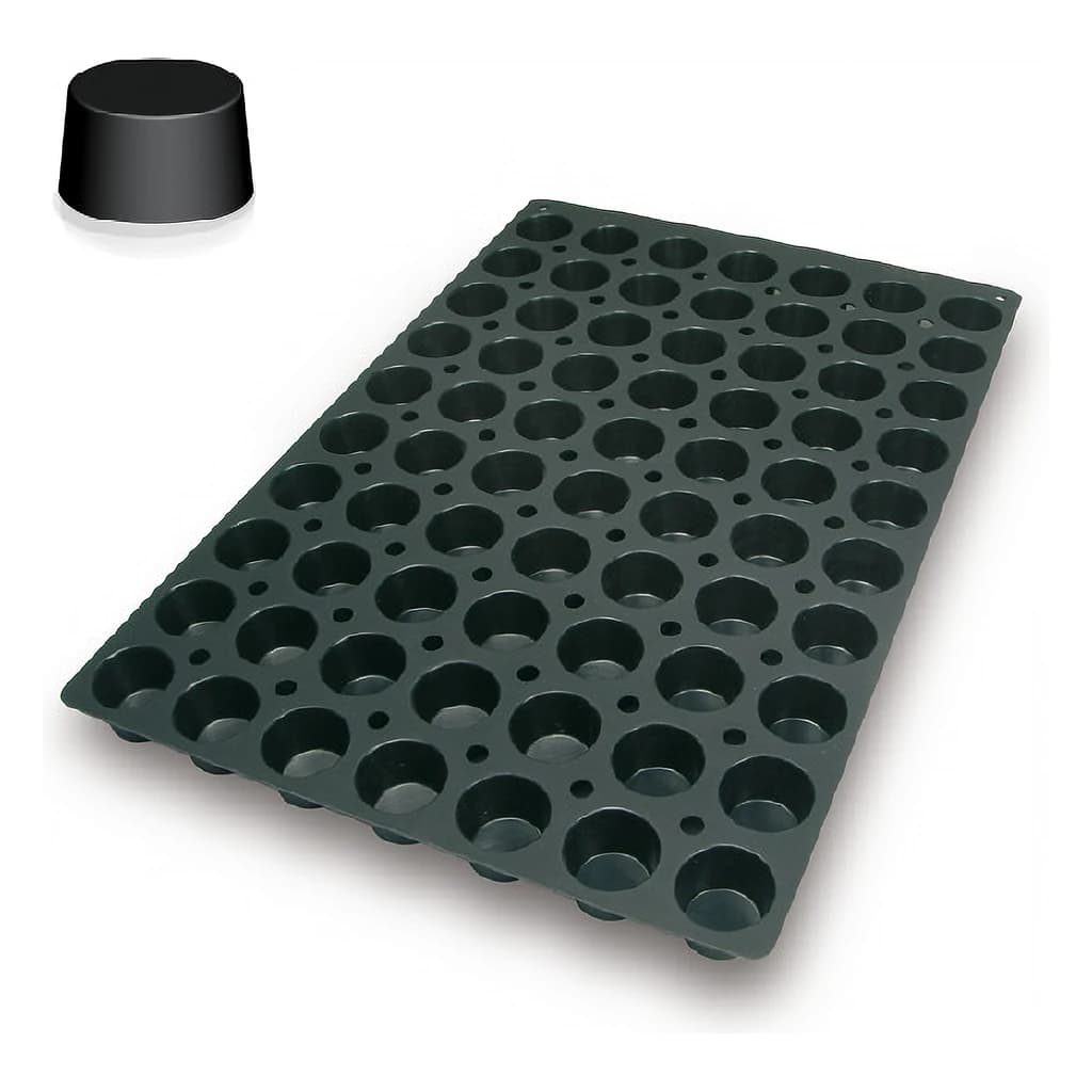Silic Baking Mould 40 x 60 cm, Muffin - mini- D: 45 mm / 30 mm