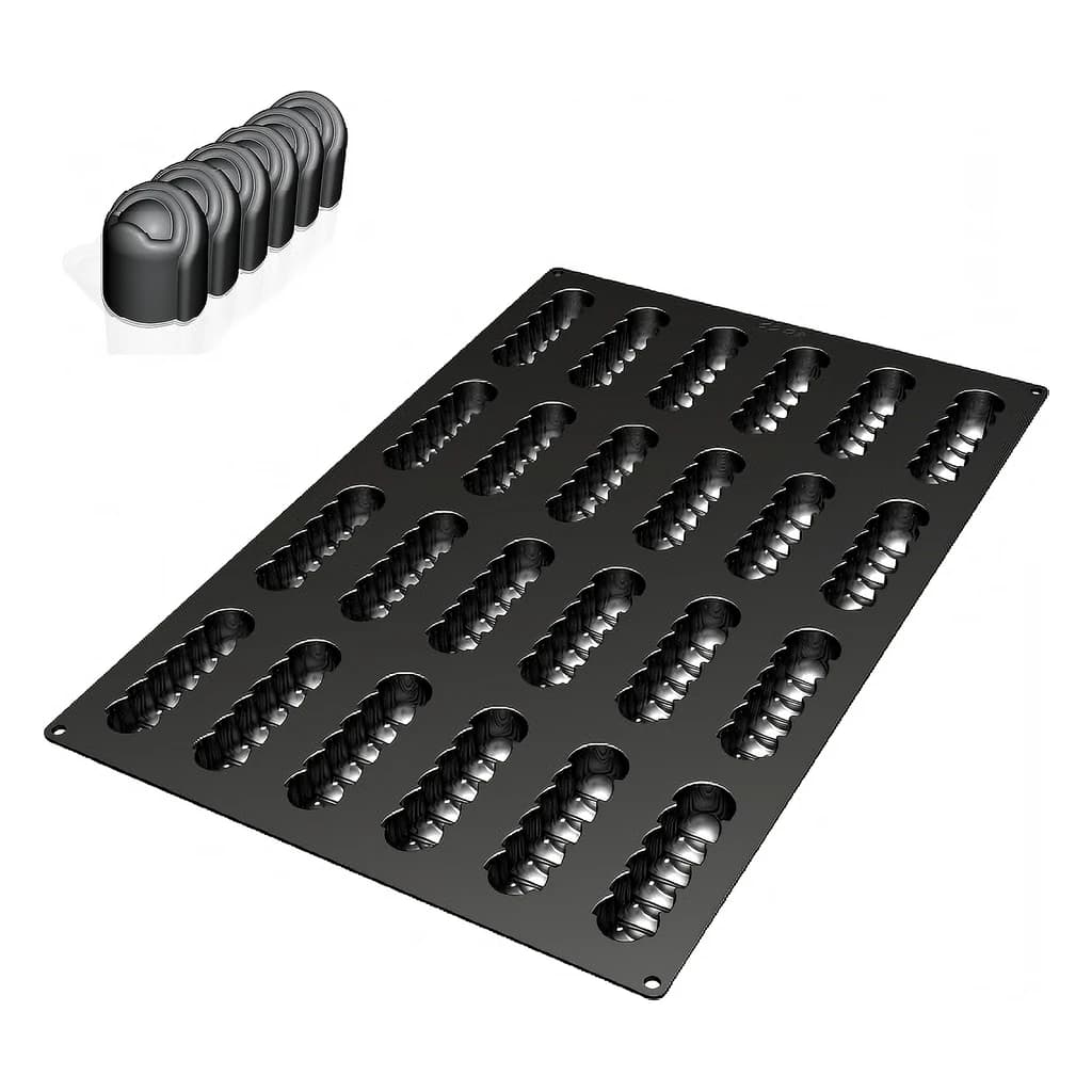 Silicone Baking Mould 40 x 60 cm, Fantasy 6 - 118 x 33 mm