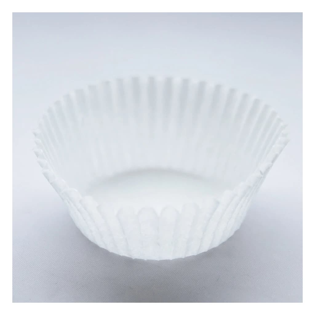 Baking cases white - 50 mm