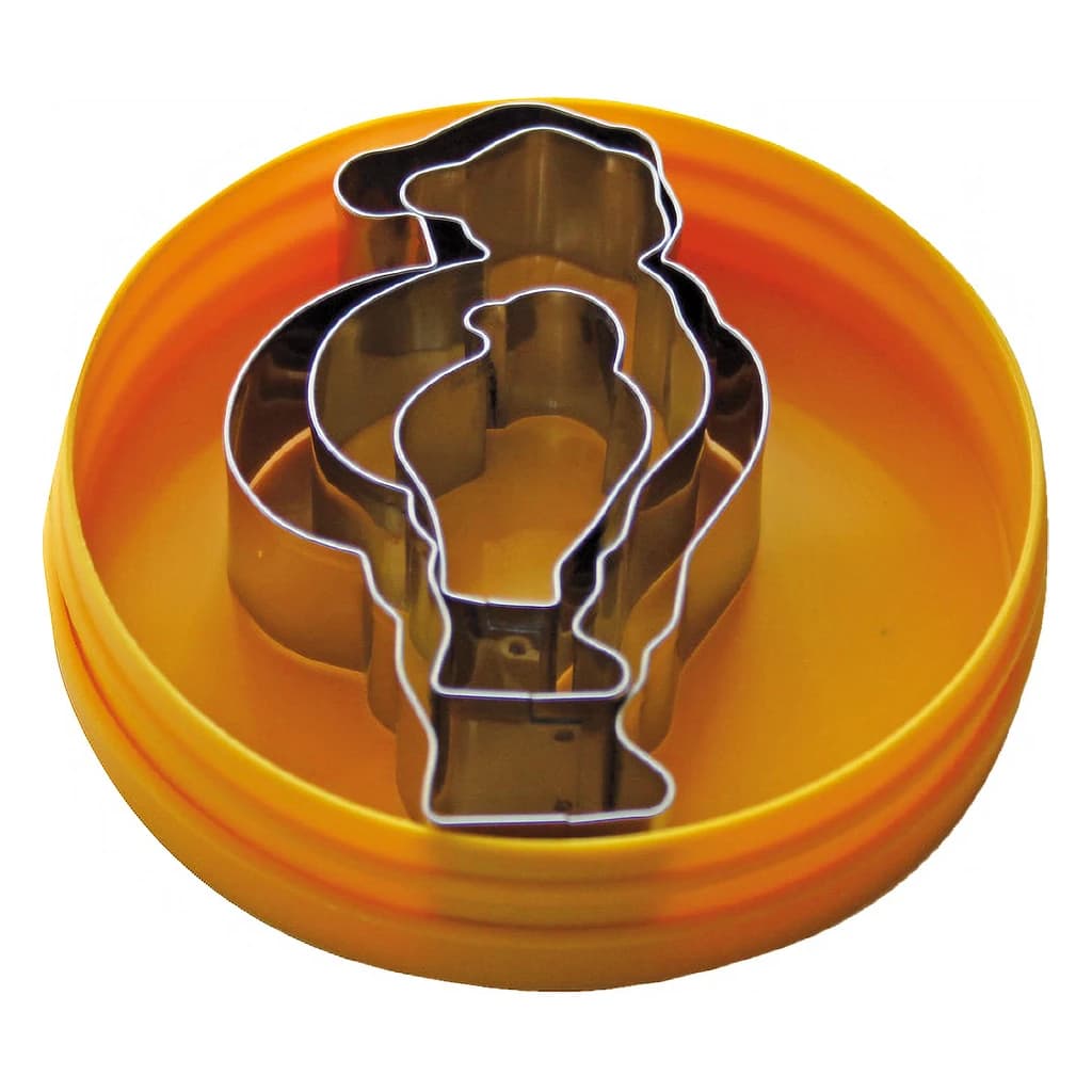 Set of decorating cutters ''Santa Claus'' - 3 pcs