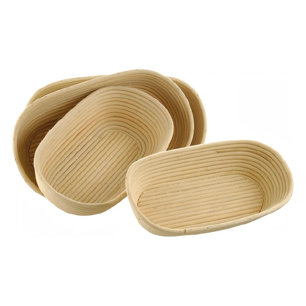 Bread proofing baskets oval 1000 gr. - 260 x 160 mm