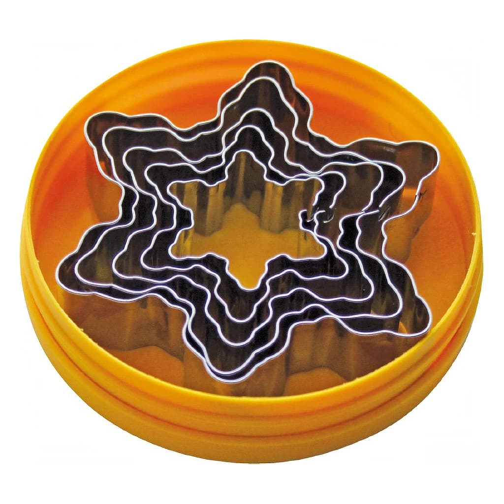 Set of decorating cutters ''Snowflake'' - 5 pcs