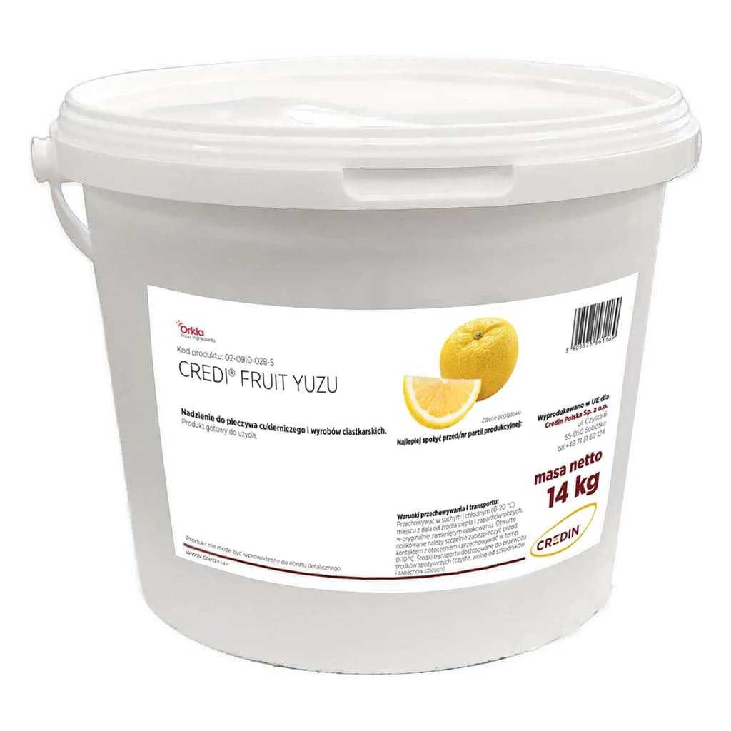 CREDI Yuzu Fruit Filling Ready-to-Use 14 kg