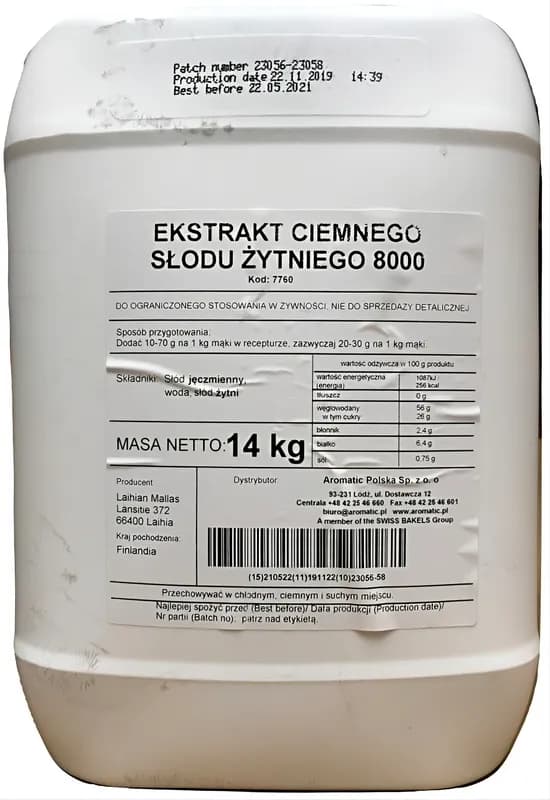 Rye Malt Extract 14 kg
