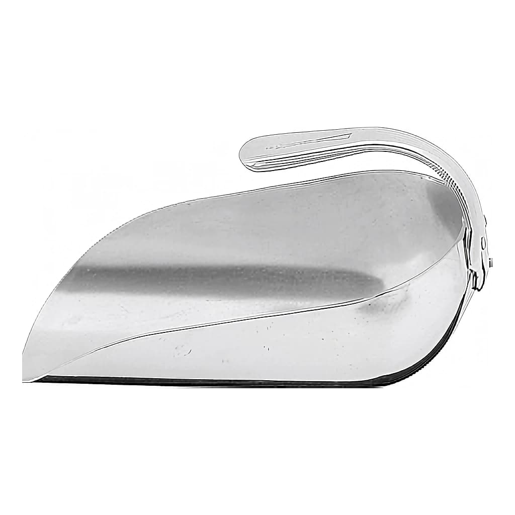 Cast Aluminum Scoop with Curved Handle, Cap. ~2000 g