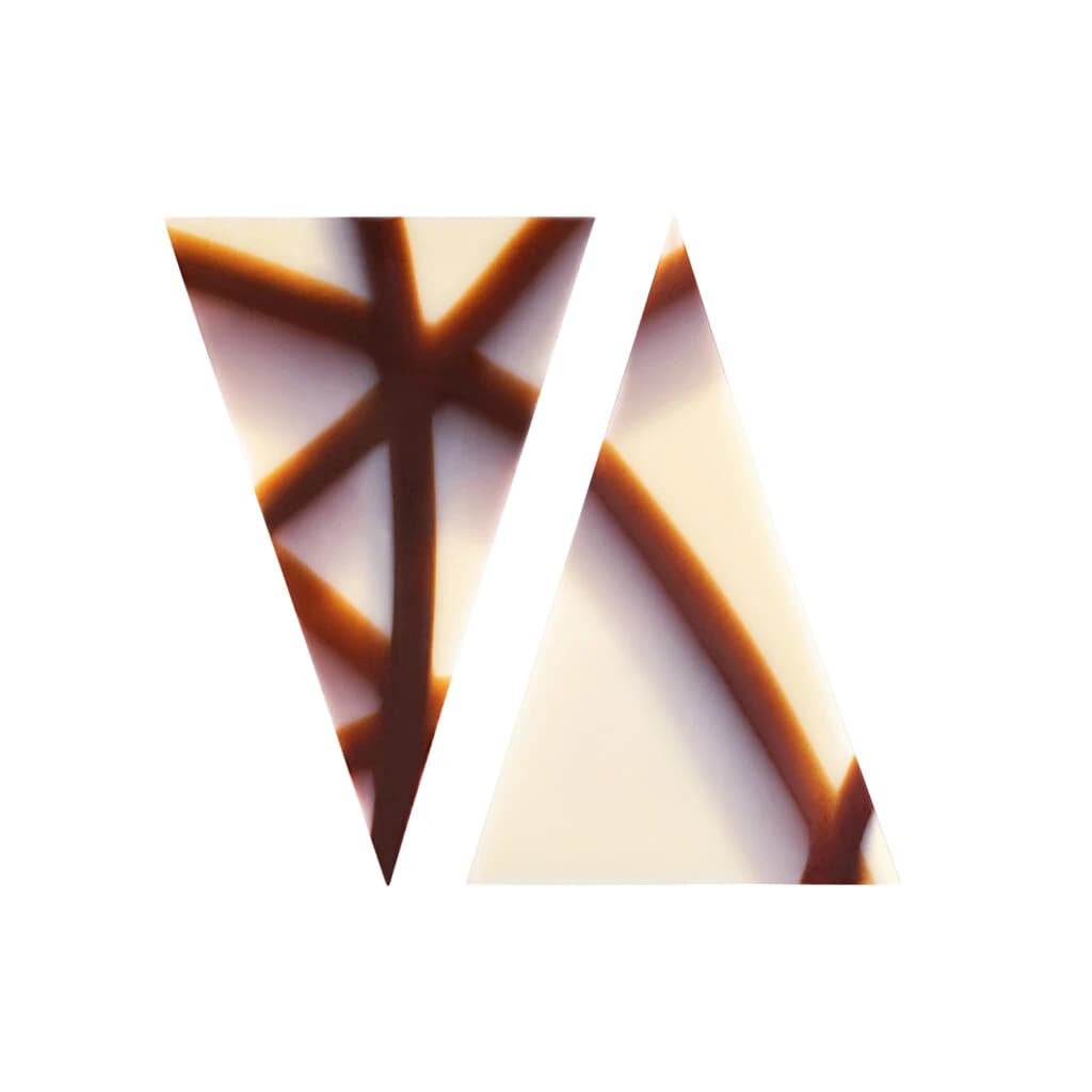 Chocolate Decor Triangle Marble 35×55 mm 450 pc