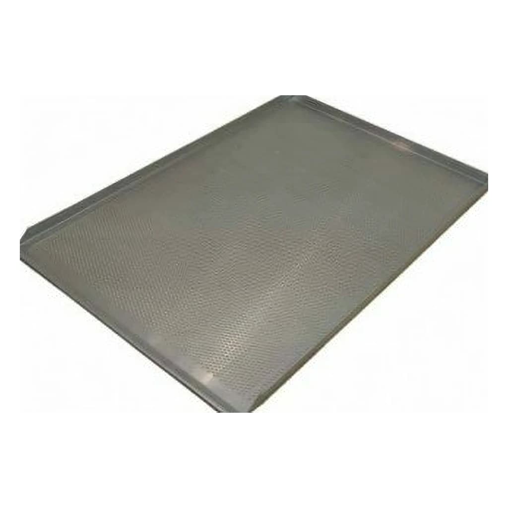 Perforated Aluminum Tray 60x40 cm, H 2 cm, 3-Rim
