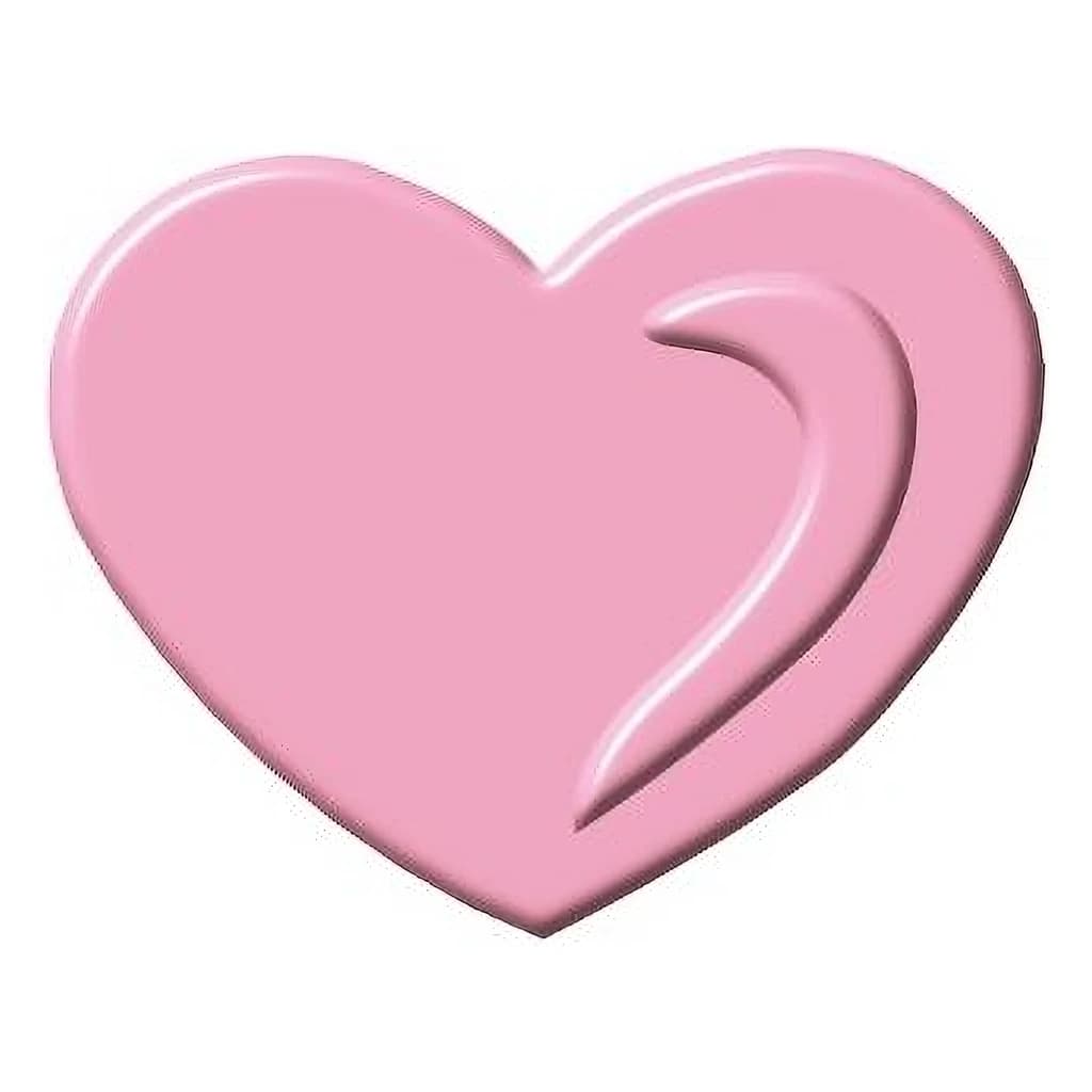 Choc Decor. Pink Heart 40 mm (144 pc)