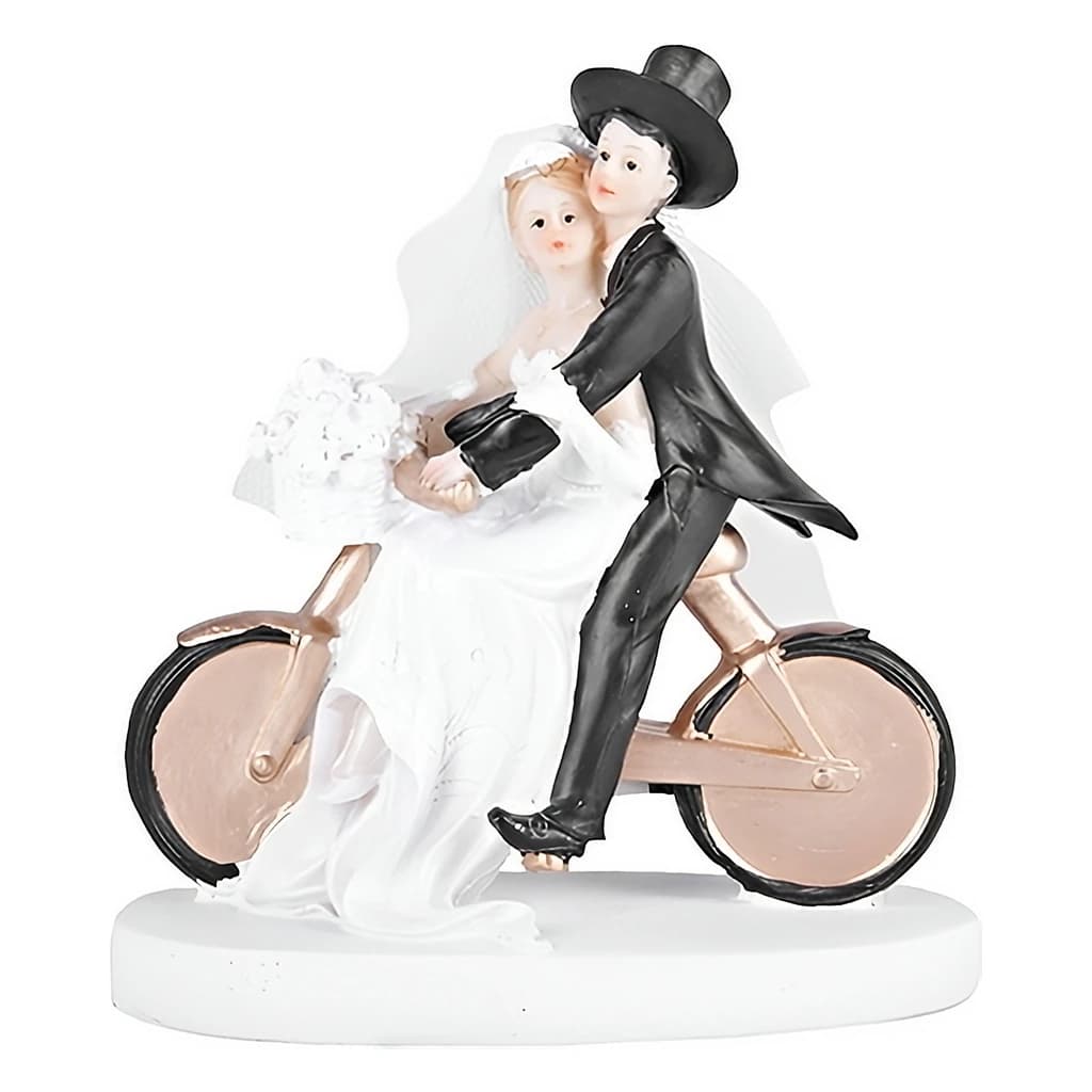 Fig. Newly-Weds on a Bike 13 cm
