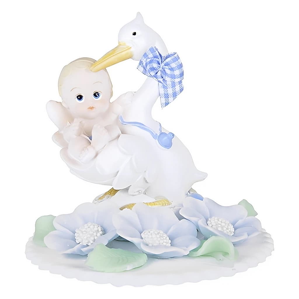 Decorations for Baptism Blue 10x9 cm