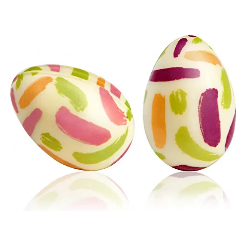 Choc. Decor. Easter Painted Eggs Set 24×40 mm (165 pc)