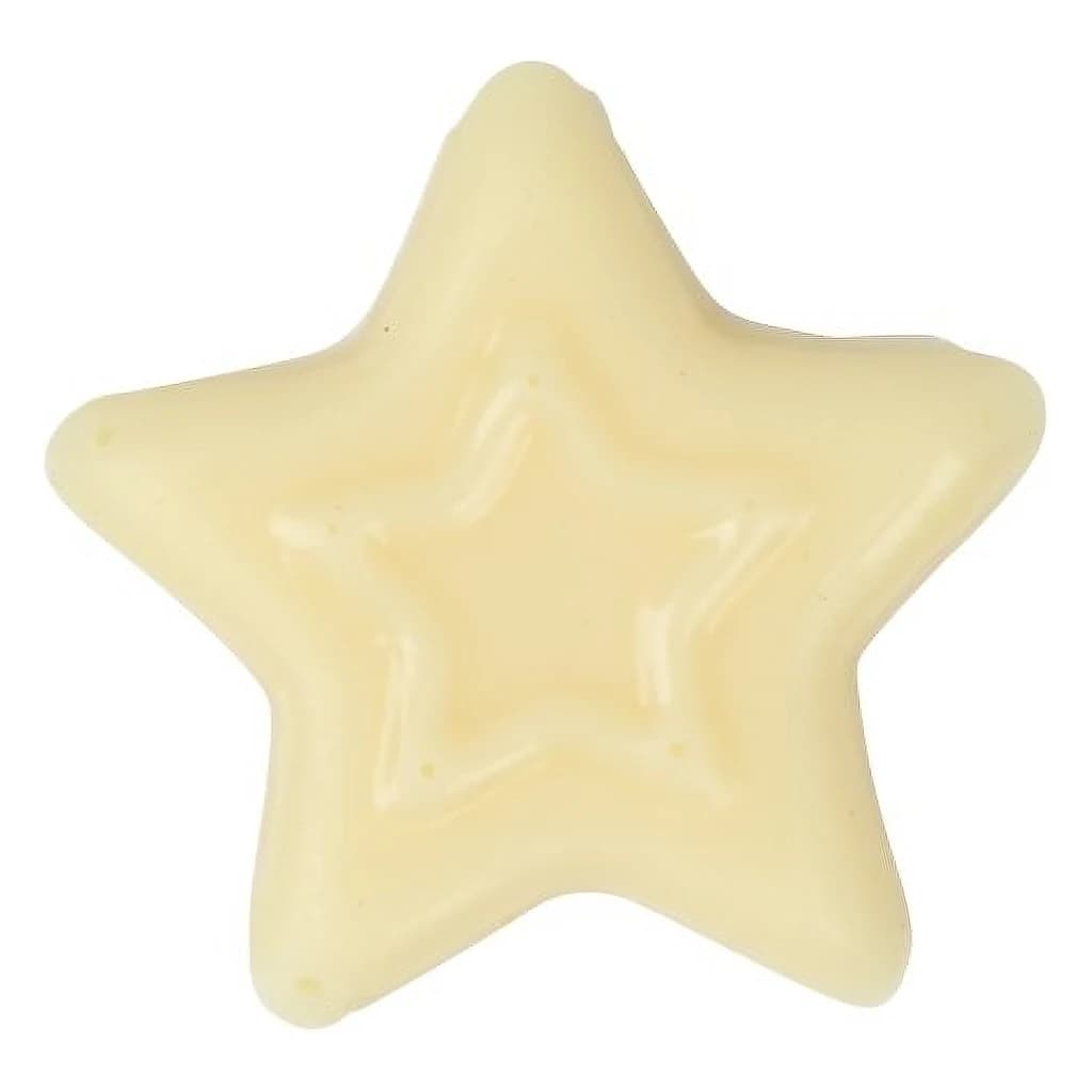 Choc Decor. Mini Stars White 20 mm (160 pc)