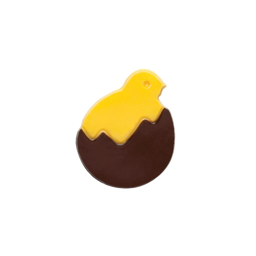 Choc. Decor. Easter Chicken in Shell Dark 35 mm (240 pc)