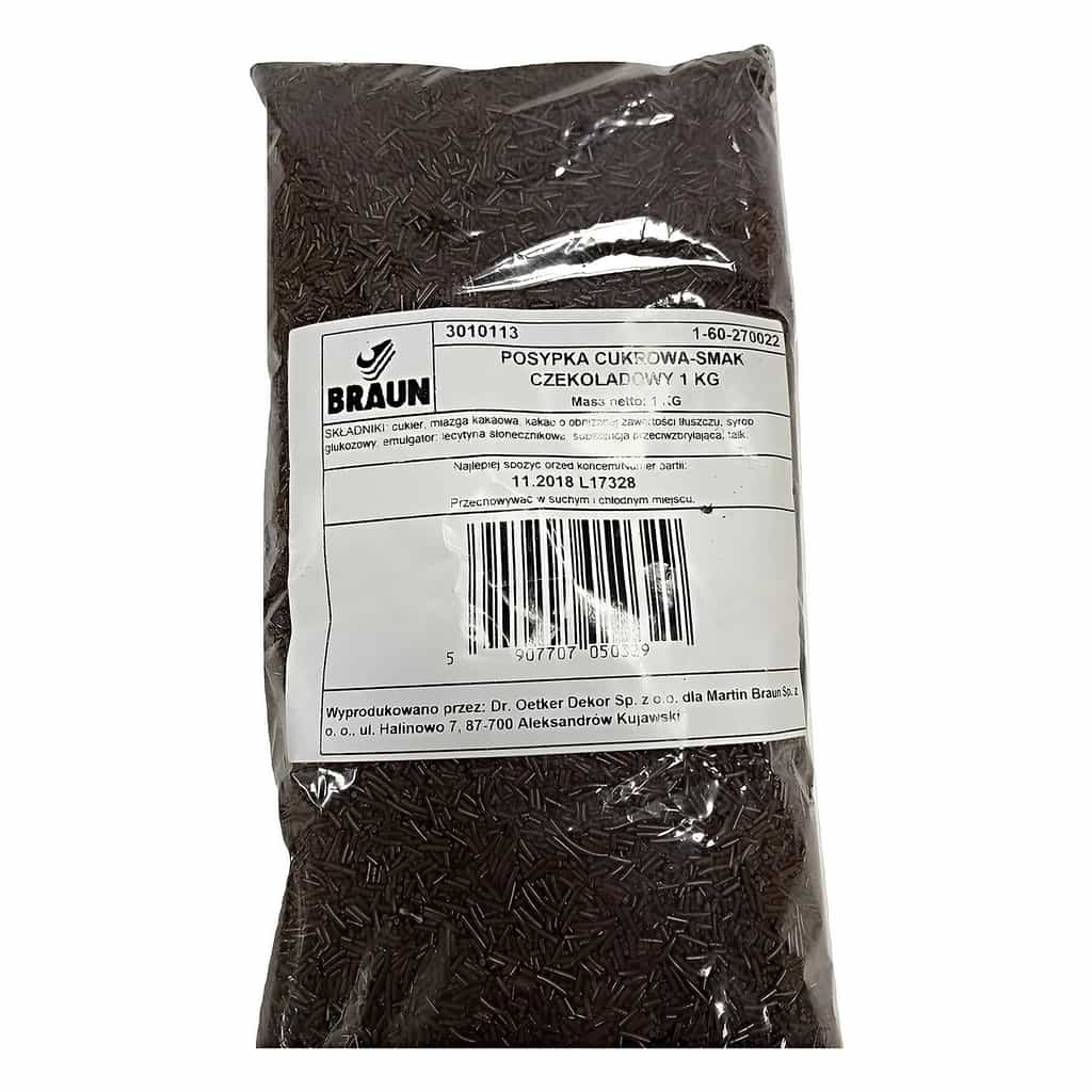 Dark Chocolate Vermicelli 6 × 1 kg