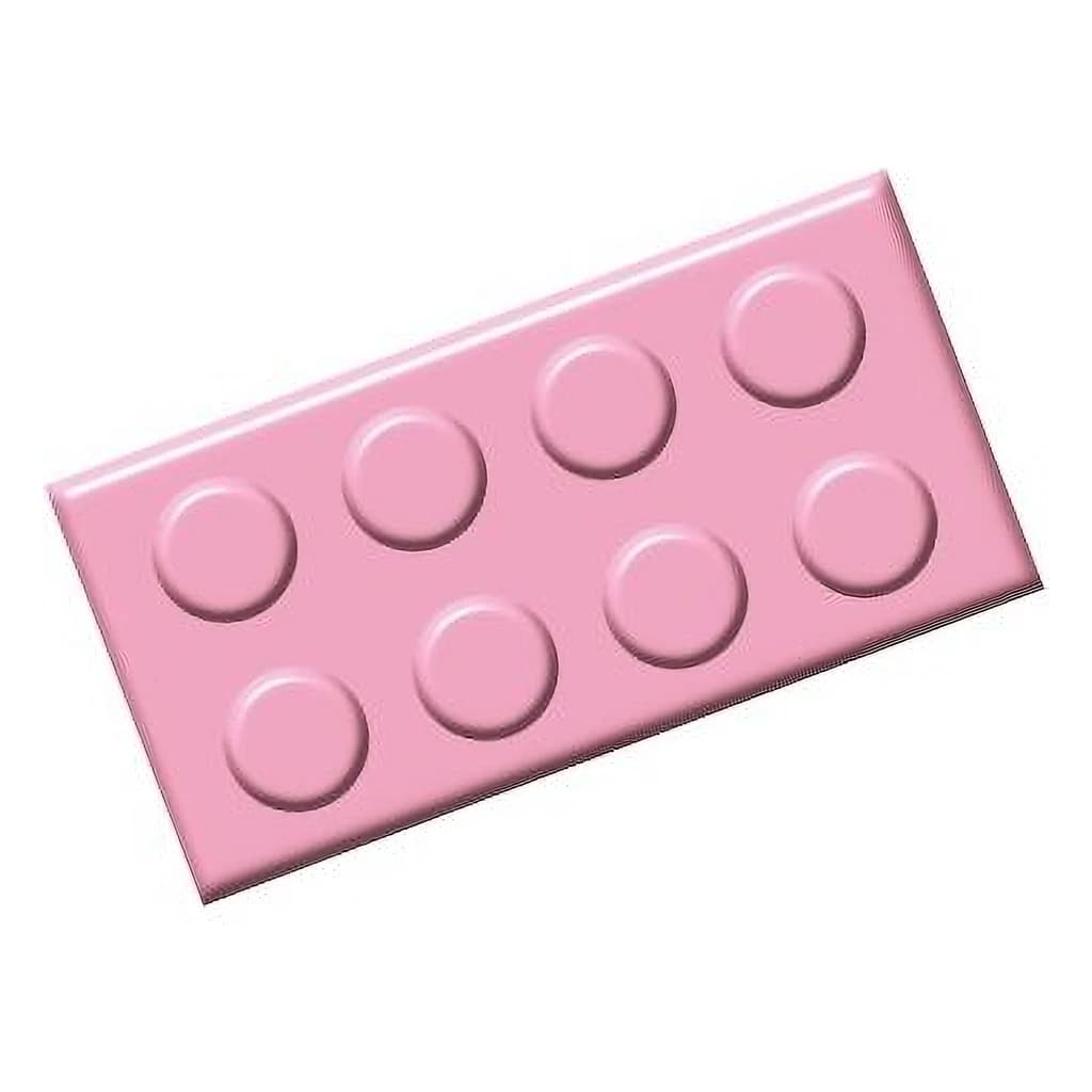 Choc Decor. Pink Chocolate Embossed (144 pc)