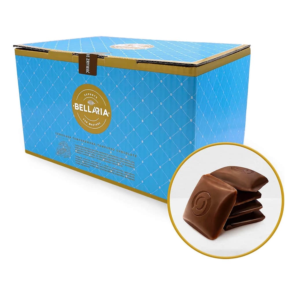 Milk Couverture Chocolate 34% Cubes 4 kg