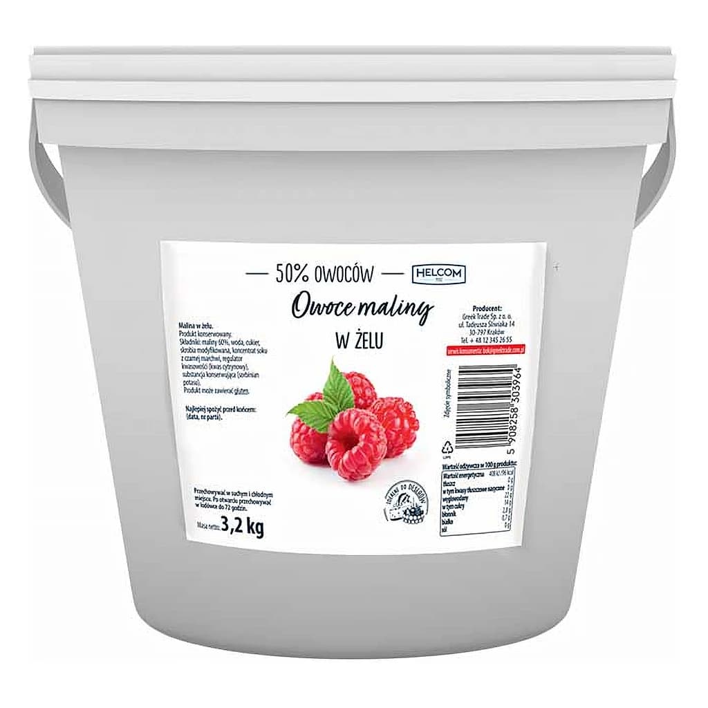 Raspberries in Gel HELCOM 3.2 kg