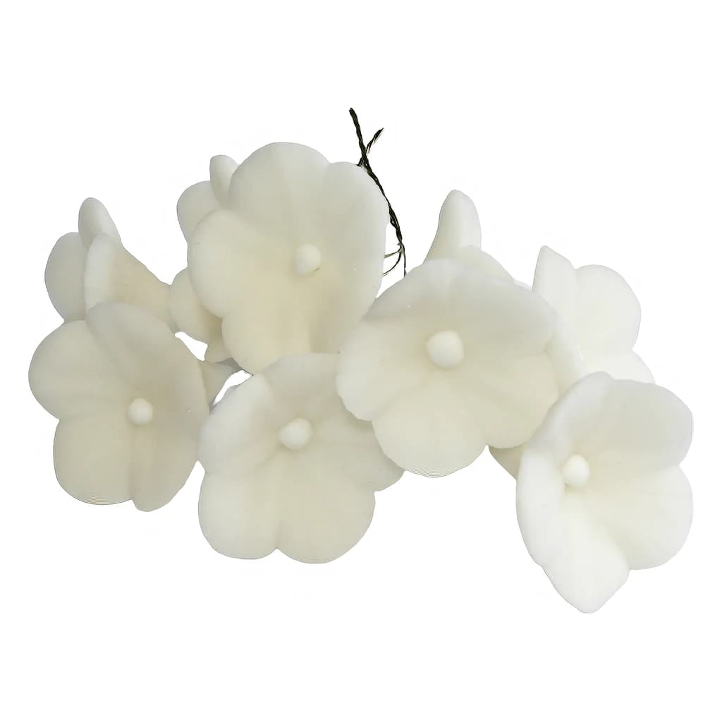 Blue Flower Twigs on Wire (12 pc) 011