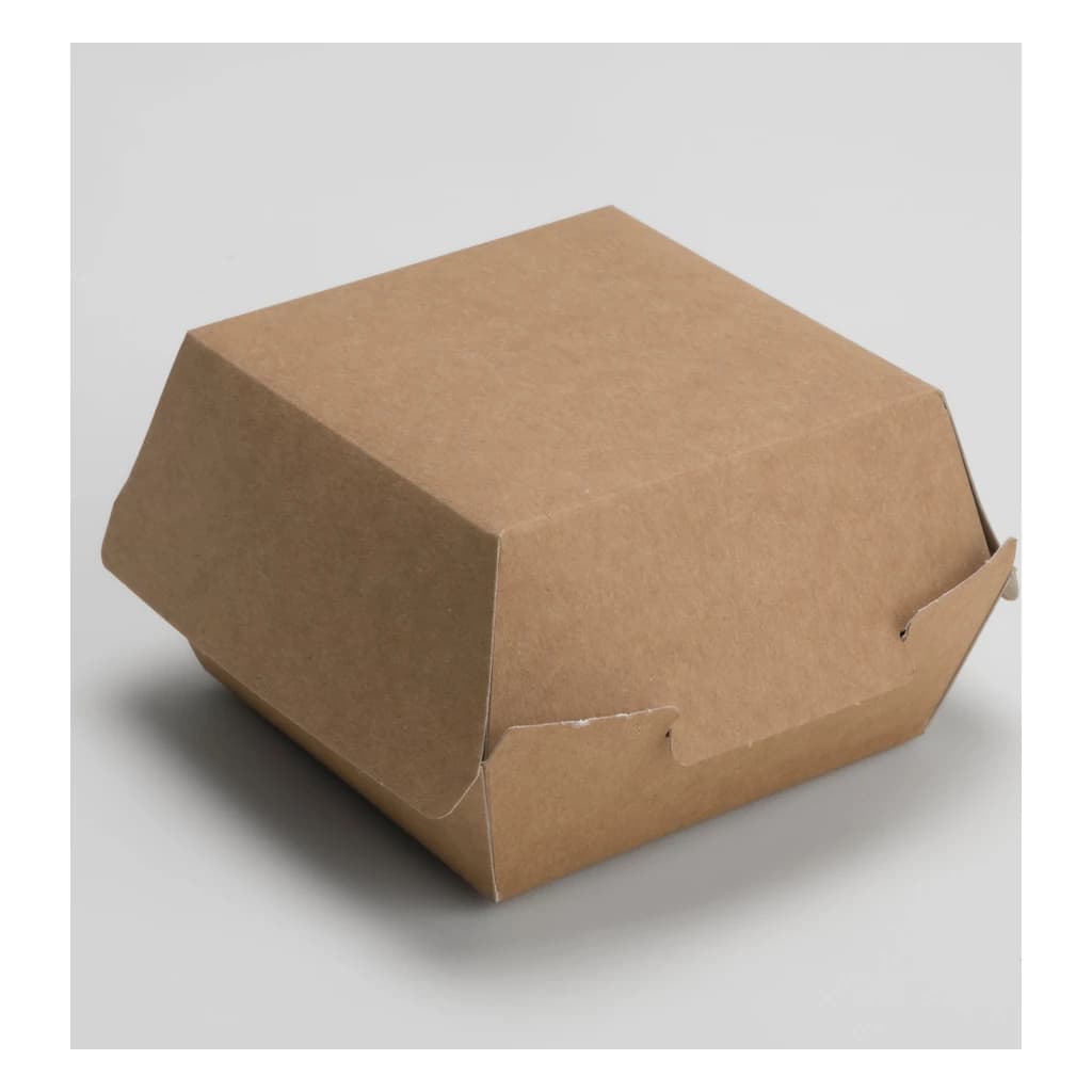 Kraft Large Short Life Food Hinged Box (190×140×45 mm) – 360 pc