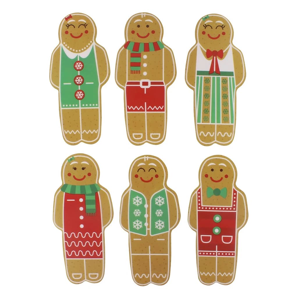Jolly Gingerbread Plaques (72 pc)