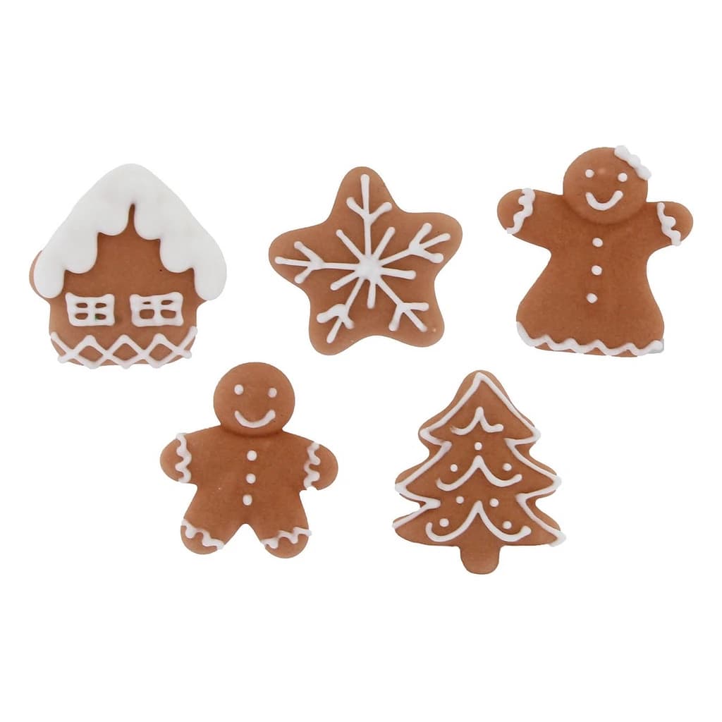 Gingerbread Village Sugar Pipings (200 pc)