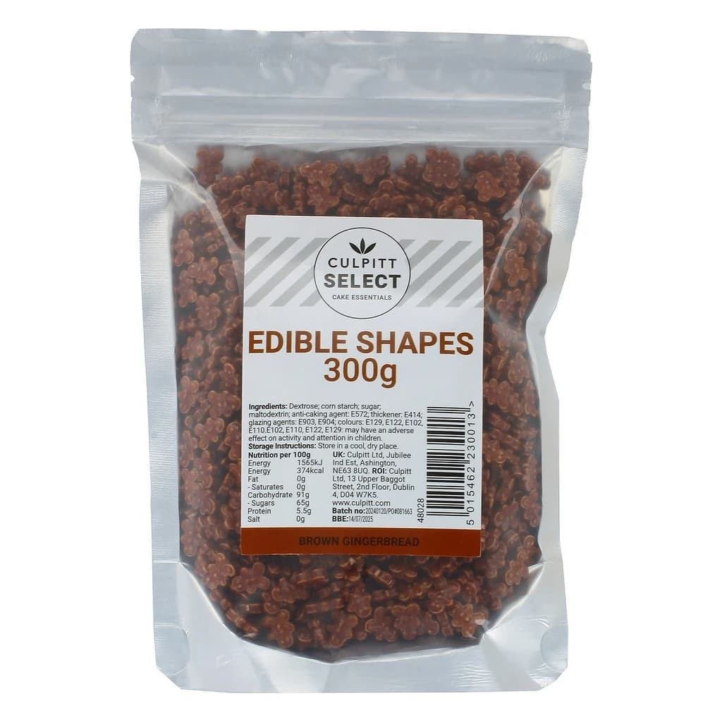 Edible Gingerbreadmen Brown 300 g